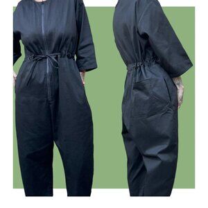 Red Sky Tailored Sack Suit – Black – Size L/XL